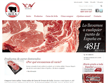 Tablet Screenshot of carneavila.com
